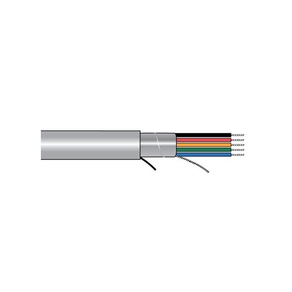 Alpha Wire 18-10C STR TNC PVC FOIL SHD, PVC JKT CM 300V 75C AWM 80C, 1000FT 5390C SL001 - main